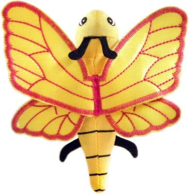Yellow Butterfly Finger Puppet