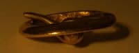 15mm Solid Brass Plain Oval Buckle. Code BUC020