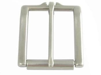 20mm Contoured Stainless steel Roller buckle. For belts up to 20mm (¾ inch) wide. Code BUC178