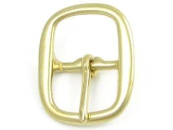 30mm Solid Brass Halter Buckle. For halter straps up to 30mm (1 3/16 inches) wide. Code BUC145