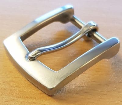 30mm Stainless Steel Brushed Belt Buckle. Code BP2