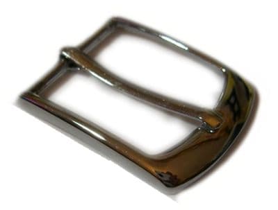 30mm Zinc, Chrome Plated Belt Buckle. Code BUC031