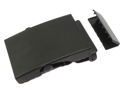 32mm Slider Style Black Belt Buckle