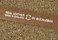 35mm Brown Snap Fit Leather Belt