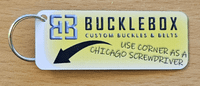 38mm Italian Leather Black Belt with Optional Stainless Steel Buckle. Chicago Screw Fitting