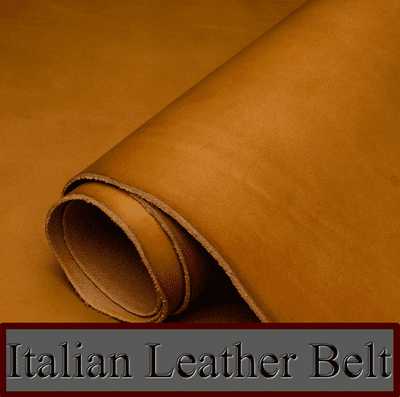 38mm Italian Leather Tan Snap Fit  Belt