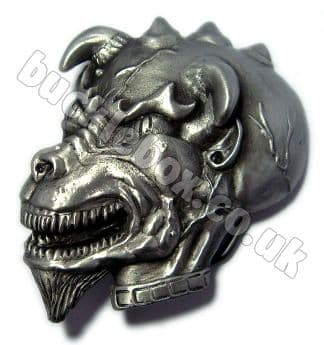 3D DEMON DOG Belt Buckle