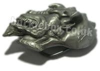 3D DEMON DOG Belt Buckle + display stand