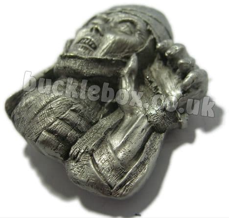 3D EGYPTIAN MUMMY BELT BUCKLE display stand