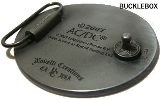 AC/DC High Voltage Belt Buckle Code AV6