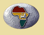 Africa African Continent Flag Belt Buckle. Code AG2