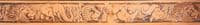 African Wildlife Embossed Full Grain Leather Belt . 1½