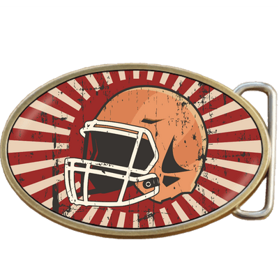 American Football Helmet Belt Buckle. Code A0089