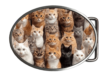 Cats Marmalade Tom Tabby Belt Buckle. Code:A0206