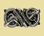CELTIC DOGS (2) Belt Buckle. Code DJ5