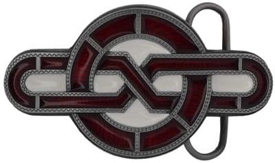 Celtic Eight Belt Buckle with display stand (KM8)