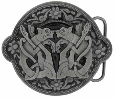 Celtic Wild Cats Belt Buckle. Code DE8