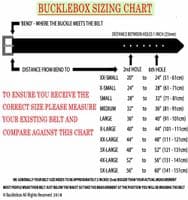 Chevron Embossed Full Grain Leather Belt . 1½