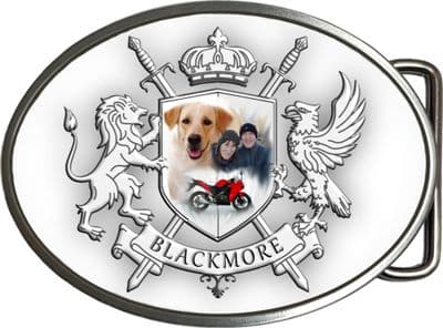 Coat of Arms Custom Belt Buckle. code: A0256