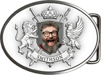 Custom Personalised Design Your Own Belt Buckle. Image and/or Text