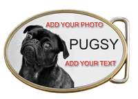 Custom Personalised Design Your Own Belt Buckle. Image and/or Text