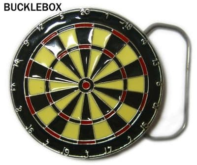 Dartboard Darts Belt Buckle. Code AK8