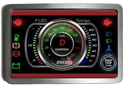 Dashboard Speedometer Gauges Belt Buckle. Code A0181