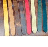 DISTRESSED LEATHER BELTS