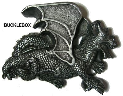 Dragon (non-colour) - Heavy Belt Buckle. Code AP6