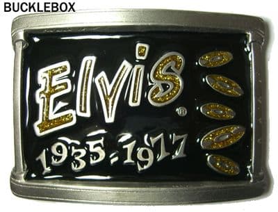 ELVIS 1937 - 1977 Belt Buckle Limited Edition + display stand