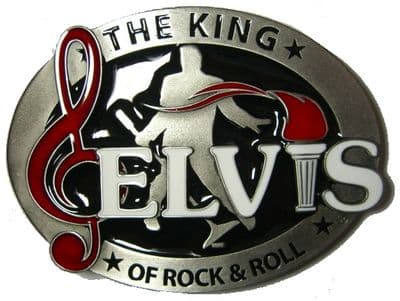 Elvis Officially Licensed Torch belt buckle. Code LC1