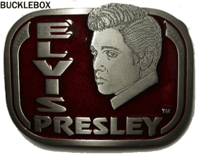 Elvis Presley Face - Belt Buckle + display stand - Limited Edition 10,000. Code PD3
