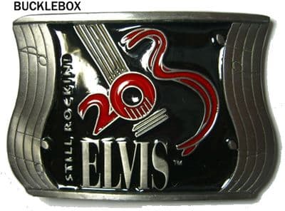 Elvis Presley Still Rockin Belt Buckle. Code PE6