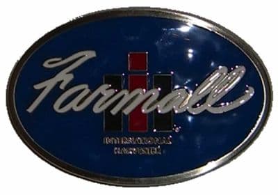 Farmall - international Harvester Belt Buckle with display stand - Officially Licensed