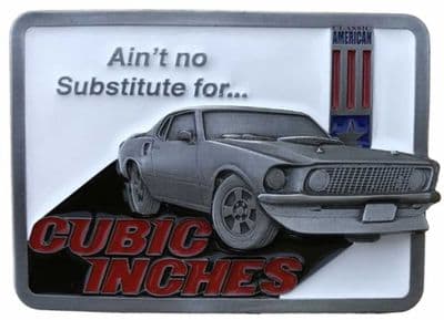 Ford Mustang Mach 1 Car Belt Buckle with display stand. Code SA5
