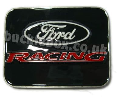 Ford Racing Car Officially Licenced Belt Buckle + display stand. Code NJ3