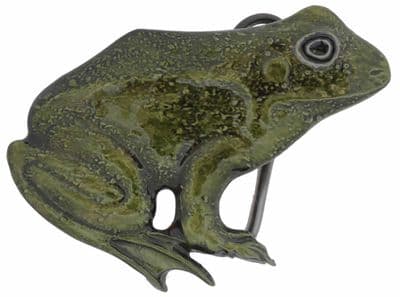 Frog Belt Buckle with display stand (KJ3)
