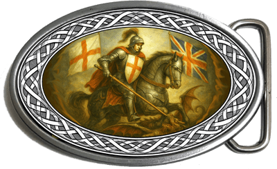 George and the Dragon Belt Buckle. code: A0241