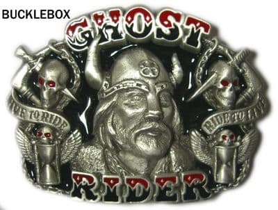 Ghost Rider Viking Belt Buckle . Code AJ6