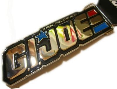GI Joe Belt Buckle with display stand - Officially Licensed