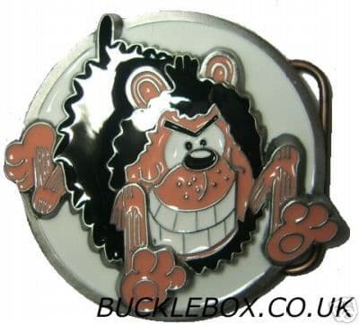 GNASHER ROUND Belt Buckle + display stand