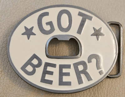 Got Beer Bottle Opener Belt Buckle