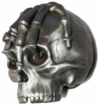 Hand on Skull Belt Buckle. Code BC7