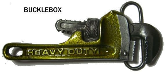 Heavy Duty Plumbers Spanner Wrench Belt Buckle. Code RE7