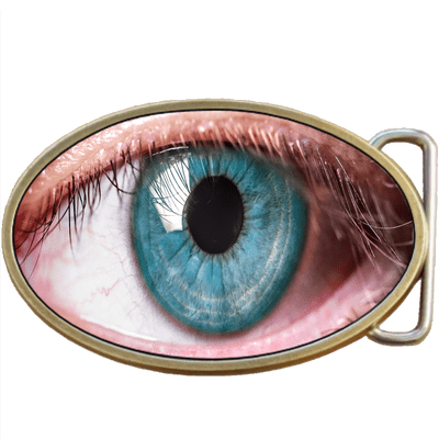 Human Eye Belt Buckle. Code A0049