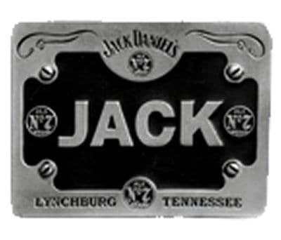 Jack Daniel's 'JACK' Belt Buckle with display stand. Officially licensed. Product code