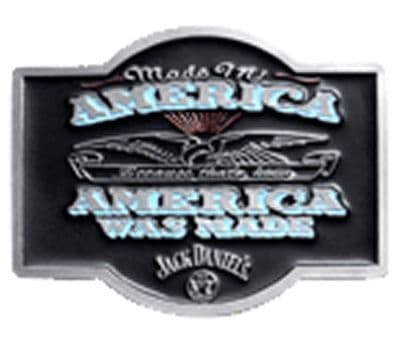 Jack Daniel's Special Edition Belt Buckle with display stand. Product code WA6