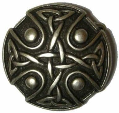 Knotwork 'Old Silver' Belt Buckle  Code XP7