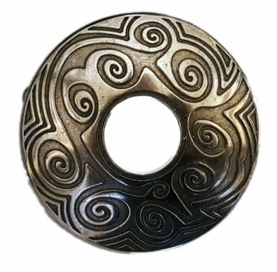 Maori Design 'Old Silver' Belt Buckle. Code BUC076