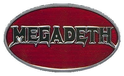 Megadeth Belt Buckle. Code AX4